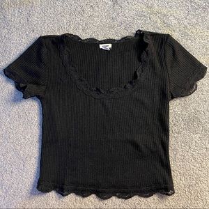 Black Lace T-shirt